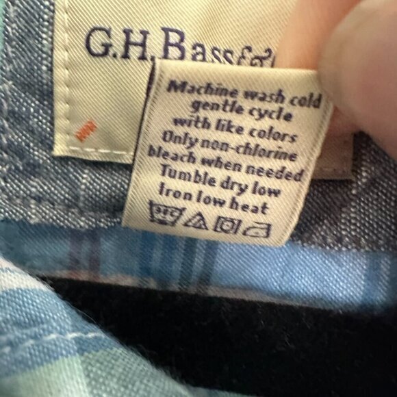 GH Bass Men's Short Sleeve Shirt ‎ Size Medium - Picture 6 of 6